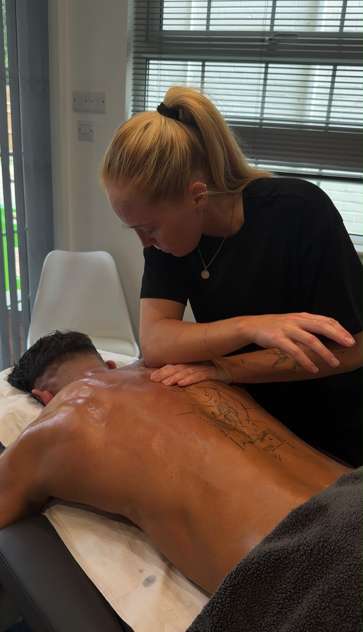Rehab personal training session at LS Recovery